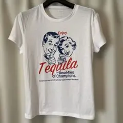 SHEIN 白 プリント半袖 Tシャツ