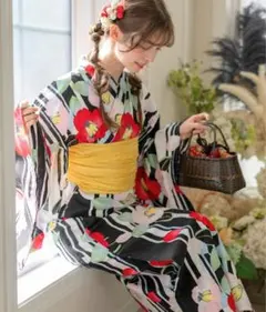 大特価！2wayセパレート浴衣＆扇子セット キャサリンコテージ