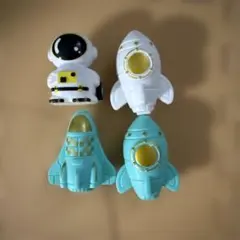 スペースシャトル プルバックカー 4個セット