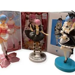 み*ー様 リゼロ ラム エキドナ レム アナスタシア フィギュア まとめ