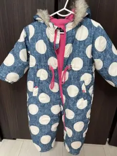 子ども用スキーウェア 水玉模様　90センチ