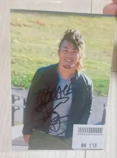 棚橋　弘至　棚橋　新日本プロレス　直筆サイン　フォトフレーム　サイン　エース 新日本プロレス 棚橋弘至 直筆サイン入りフォトフレーム 新日本