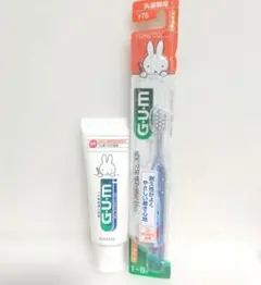 GUM 歯磨き粉&乳歯期用歯ブラシセット 【パッケージ難あり】