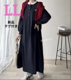 classical elf Tシャツワンピース ネイビー LL