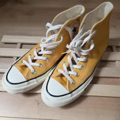 コンバースconverseハイカットスニーカー30cm（11.5）オレンジ希少 
