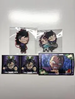 【鬼滅の刃迷子センター】鬼滅の刃 不死川玄弥 アニメグッズ 5点セット