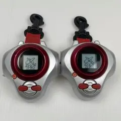 ディーアーク シルバー&レッドデジモンテイマーズ【元箱付き】 現状品】デジモンテイマーズ ディーアーク VER 1 シルバー&レッド