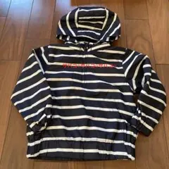 babyGAP ボーダー柄フード付きジャケット。