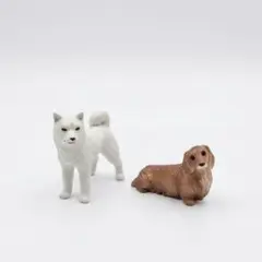 ミニチュアダックスフント　北海道犬　ミニチュアプラネット　フィギアのサムネイル