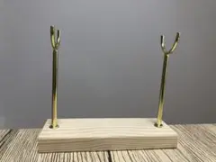 ブレスレットホルダー 木製 金属