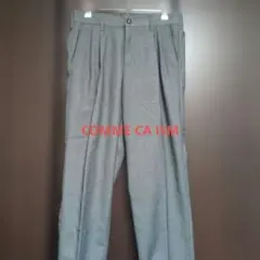 COMME CA ISM プリーツスラックス