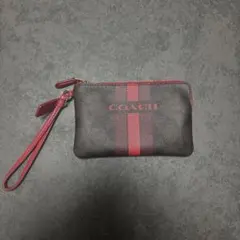 美品 COACH ポーチ 小物ケース