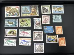 外国切手 コレクション 18枚セット 世界の風景 動物⑦