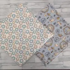 ガーゼ　ハンカチ　2枚セット