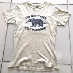 THE NORTH FACE クマ Tシャツ カットソー オフホワイト Sのサムネイル