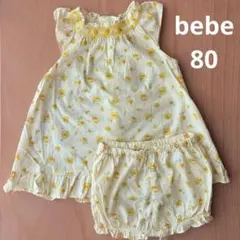 bebe reduction ベビー服 セットアップ 80cm 花柄のサムネイル