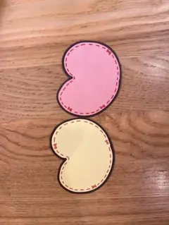 ハート型カラフルカード 4枚セット