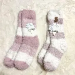 【gelato pique】新品未使用　2足セット　モコモコ靴下　ルームソックス