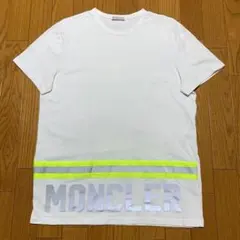 美品 モンクレール フラグメント Tシャツ ホワイト L 国内正規品 4S9 