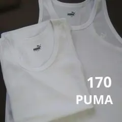 PUMA ホワイト アンダーシャツ 170サイズ 2枚セット