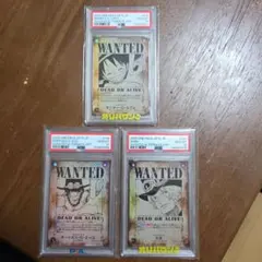 ワンピースカード PSA10 3枚セット ルフィ エース サボのサムネイル