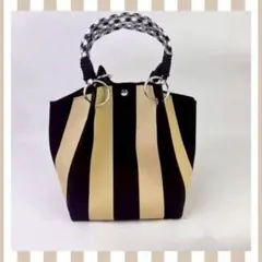 ニットバッグ ミニトートバッグ パンチング サブバッグ 大容量 コンパクト