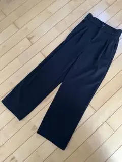 1/25削除予定 新品SHEIN裏起毛ブラックパンツ M ウエストゴム65-84