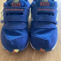 New Balance 996 ベビーシューズ ネイビー/イエロー