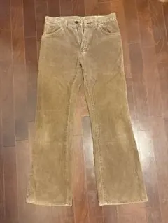 【希少】70s ヴィンテージ Wrangler コーデュロイ パンツW刻印ジップ