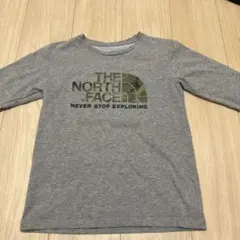 THE NORTH FACE グレー長袖Tシャツ 140