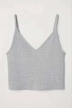 グレー タンクトップ