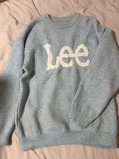 Lee ロゴ刺繍 ライトブルー スウェット