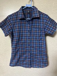 mont-bell 半袖シャツ　WIC.ライト チェック柄　Women's