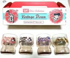 【４点セット】ディズニー　キャラクターグラス