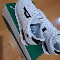 PUMA スニーカー 374763 01 ホワイト ブラック 28cm