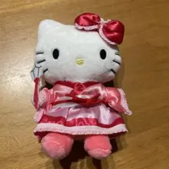 ハローキティ ぬいぐるみキーホルダー 着物