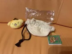 韓国限定　ポップアップ　ポムポムプリン　材料ポーチ　ぬいぐるみ　プリン