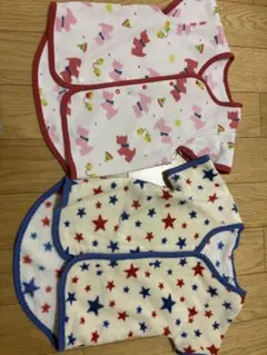スリーパーセット 80〜95cm ピンク、星柄