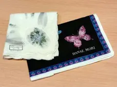 HANAÉ MORI & NINA RICCI ハンカチ2枚セット