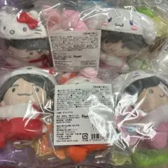 未使用 なにわ男子 ローソン サンリオコラボ クリップマスコット 全7種