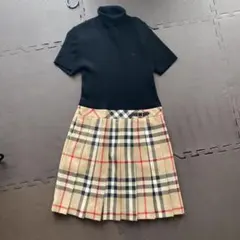 Burberry 半袖ニットワンピース ノバチェックのサムネイル