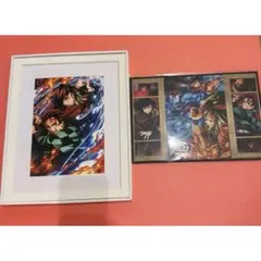新品】鬼滅の刃 A5キャラファイングラフ、ミニ屏風（竈門炭治郎、冨岡