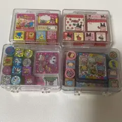 スタンプセット トランク型】クローバー 苺 平成レトロ ファンシー 