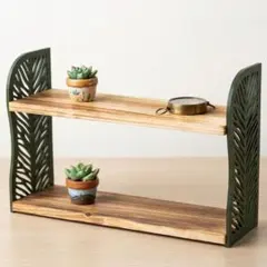 リーフモチーフ ウッドシェルフ・棚自作用 DIYパーツのサムネイル