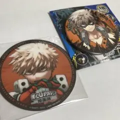 ヒロアカ展　ヒロアカカフェ　特典　爆豪勝己　かっちゃん　コースター　缶バッジ