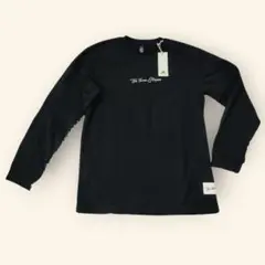 新品　アディダス　The three Stripes ブラック ロンT　М