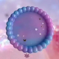 レジントレー (マーブル 蝶々)
