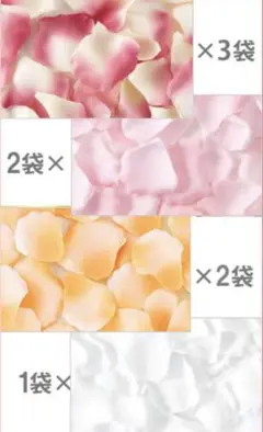 m*様 結婚式 フラワーシャワー 造花 約80名分 上質 高見え 羽入り 前撮り