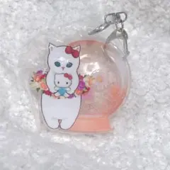 mofusand×サンリオ ハローキティ アクリルキーホルダー