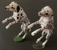 フルタ　チョコエッグ　ペット動物　第3弾　ダルメシアン フィギュア 2体セット